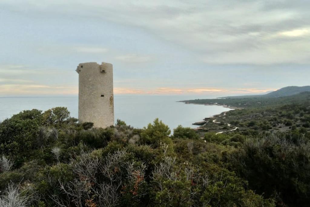 Attico Mit Meerblick Peniscola Bagian luar foto